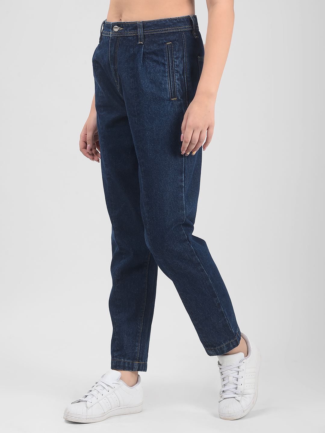 Numero Uno Women Solid Blue Jeans